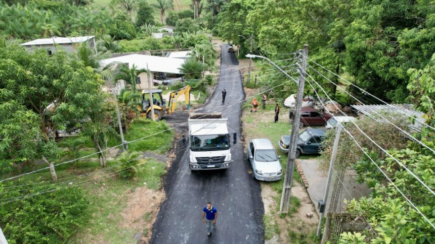 Obras de recapeamento às ruas do Tarumã