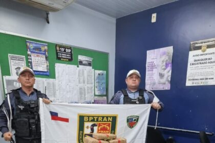 Polícia Militar do Amazonas prende trio com 17 tabletes de drogas, no Iranduba