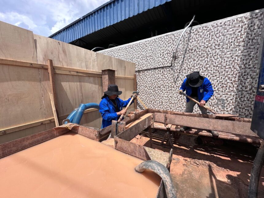 Prefeitura trabalha na perfuração de um novo poço artesiano