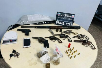 Polícia Militar do Amazonas (PMAM) prende dois integrantes de uma organização criminosa na zona leste de Manaus