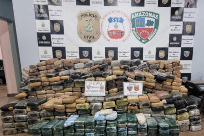 PMAM apreende mais de 21 toneladas de entorpecentes em 2023