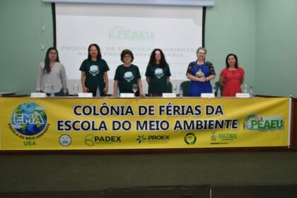 Colônia de Férias da UEA promove conscientização ambiental a jovens estudantes