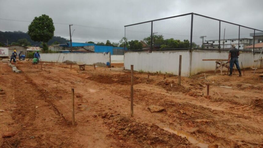 Governo do Amazonas avança com a construção do complexo esportivo em São Gabriel da Cachoeira