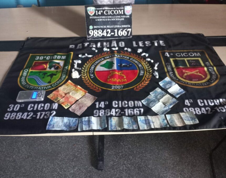Polícia Militar do Amazonas prende três homens e apreende drogas