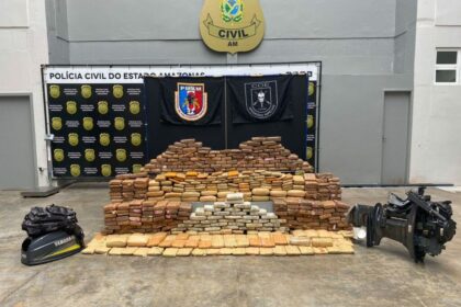 Forças de Segurança do Amazonas apreenderam mais de 7 toneladas de entorpecentes neste ano