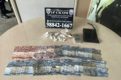 Jovem é flagrado com drogas durante patrulhamento da PMAM no bairro Jorge Teixeira