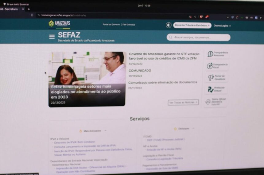 Sefaz estreia site mais moderno, intuitivo e com acessibilidade para PCDs