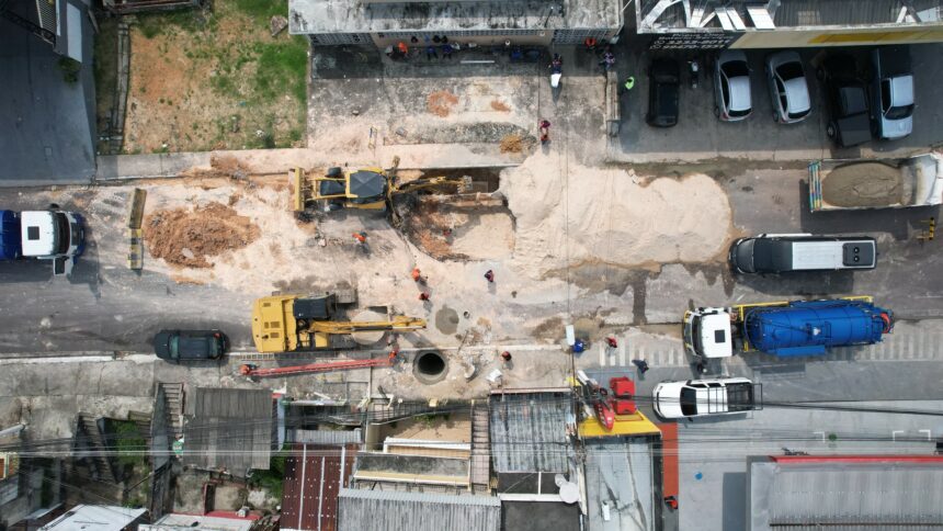 Prefeitura atua de forma emergencial para fechar cratera