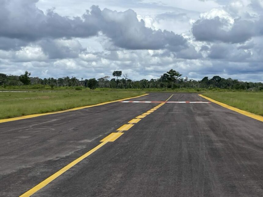 Governo do Amazonas revitaliza aeródromo de Lábrea