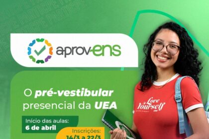 UEA lança AprovENS: curso pré-vestibular com aulas presenciais