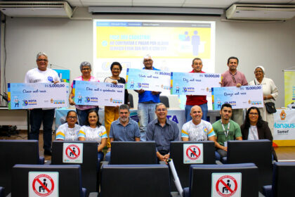 Prefeitura entrega R$ 150 mil da campanha Nota Premiada