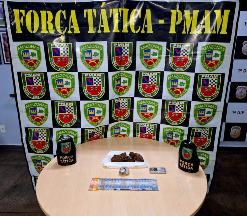Polícia Militar do Amazonas prende cinco pessoas por tráfico de drogas ‌