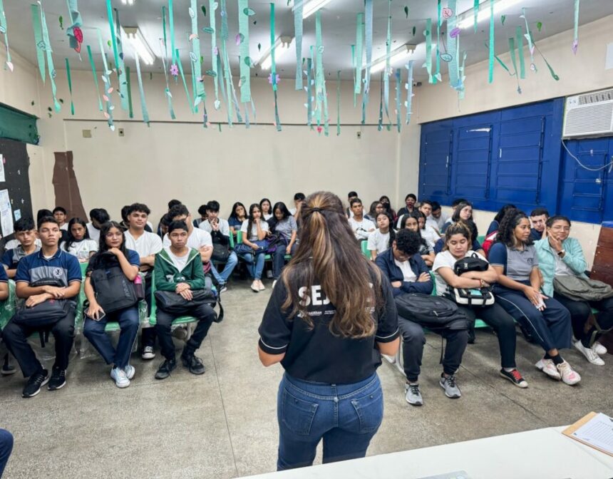 Operação Átria: Sejusc encerra atividades de conscientização sobre violência de gênero em escolas