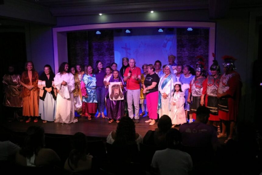 No Dia Mundial do Teatro, FUnATI apresenta espetáculo ‘Paixão de Cristo’ no Teatro Gebes Medeiros