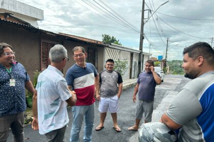 Através de requerimento feito por Kennedy Marques, rua do Jesus me Deu recebe recapeamento asfáltico