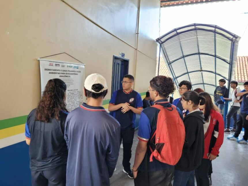 Desmatamento e poluição são temas de projeto apoiado pelo Governo do Amazonas, em escola de Manaus