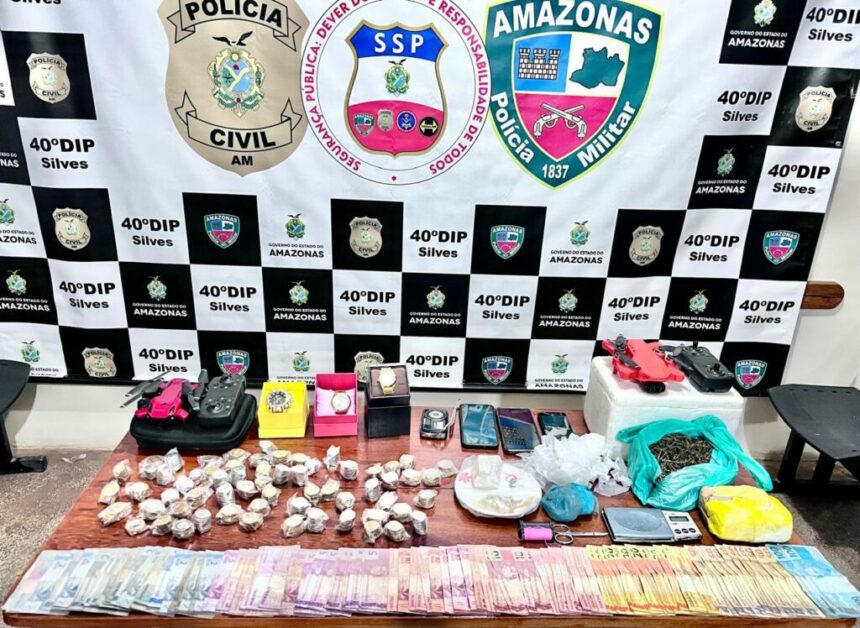 Operação Libertatis: Polícia Civil prende casal e desarticula laboratório de drogas em Silves