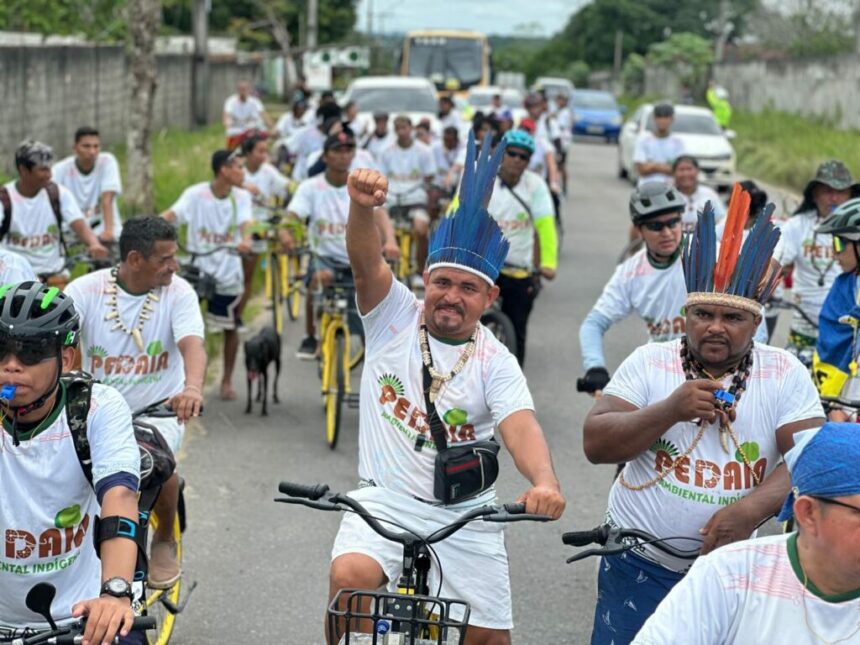Pedala Ambiental Indígena unifica sustentabilidade e cultura dos povos originários em Manaus