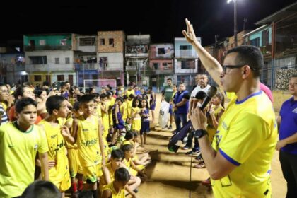 No Dia do Desporto Comunitário, Governo do Amazonas anuncia núcleo do Pelci no bairro do Zumbi