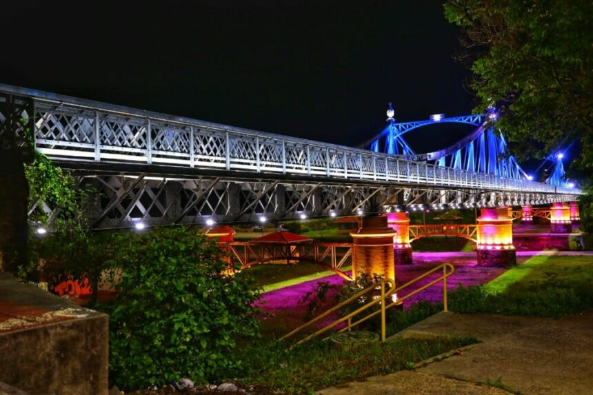 Interditação temporária da ponte Benjamin Constant