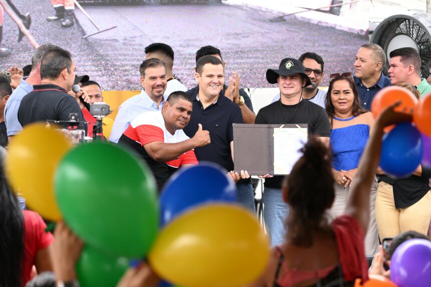 Serviços do programa ‘Asfalta Manaus’ no Novo Milênio