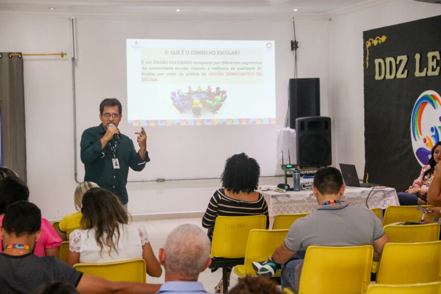 Oficina de Conselho Escolar aos novos gestores da Educação