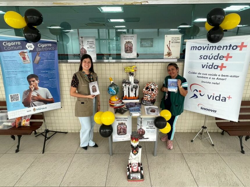 Prefeitura sensibiliza população sobre males do tabagismo