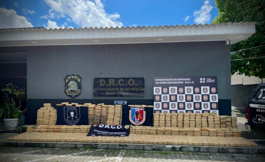 Ação conjunta das Polícia Civil e Militar apreende uma tonelada de maconha tipo skunk avaliada em R$ 20 milhões