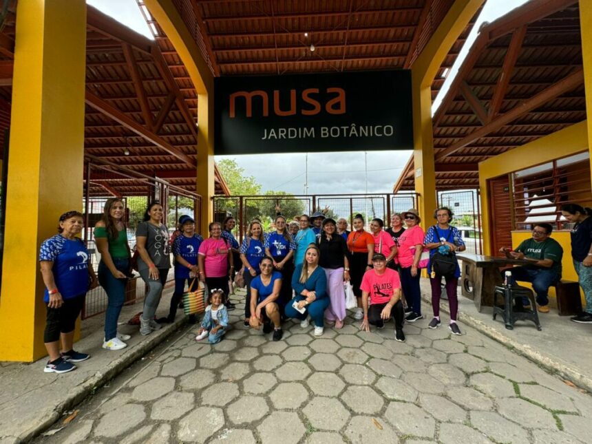 Idosos do CECF 31 de Março participam de passeio imersivo ao Museu da Amazônia