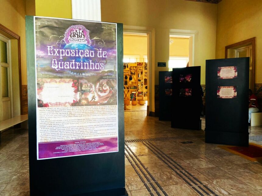 Prefeitura estreia exposição de quadrinhos “Gaia”