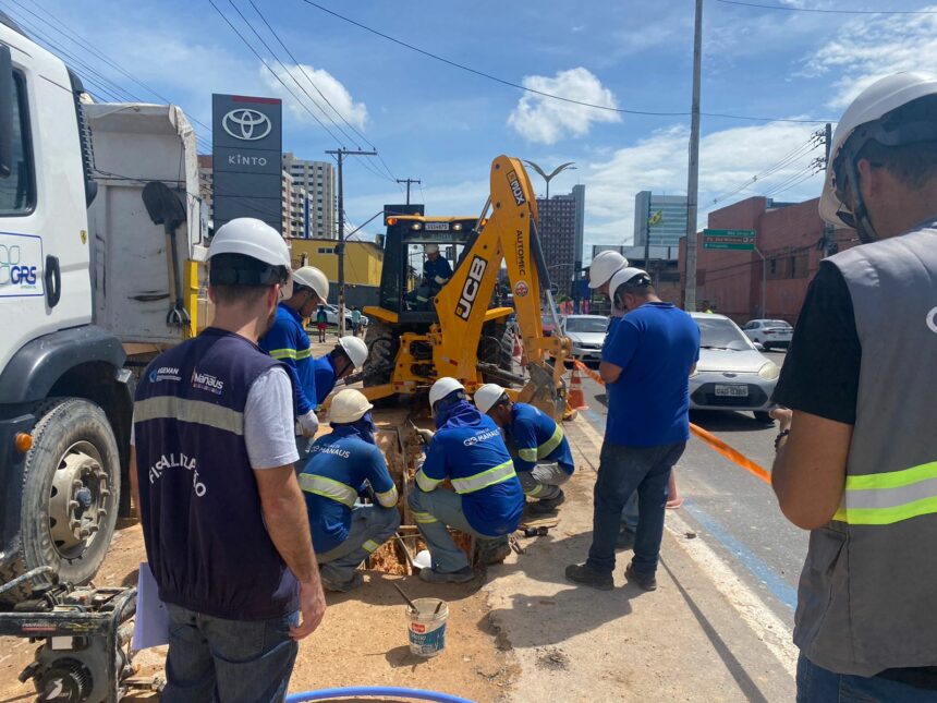 Ageman notifica Águas de Manaus e cobra mais qualidade nas obras de expansão da rede de esgoto