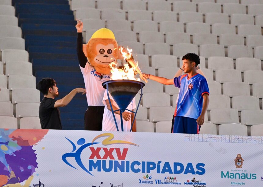 Cerimônia de abertura da XXV Municipíadas