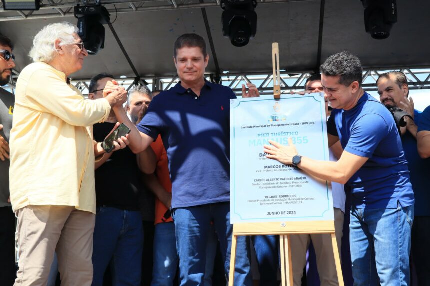 Inauguração do píer turístico conectado ao mirante Lúcia Almeida
