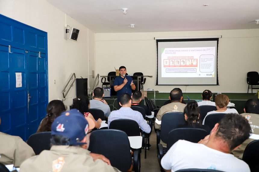 Capacitação para diagnóstico e tratamento de malária