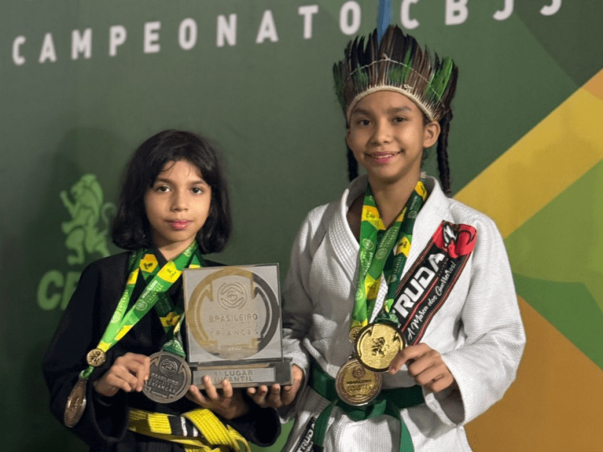 Irmãs indígenas Kokama representam o Amazonas em Campeonato Brasileiro de Jiu-Jitsu