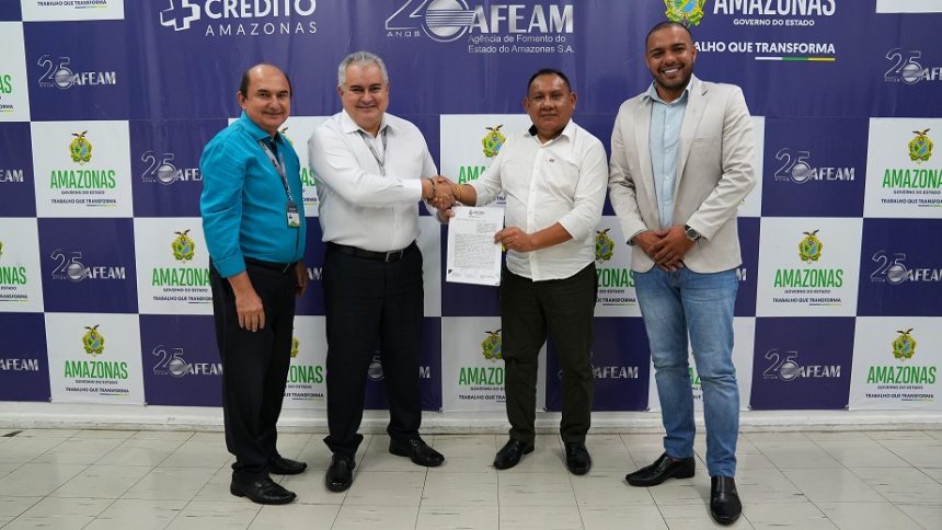 Afeam assina termo de parceria com Fundação Estadual dos Povos Indígenas para oferecer linha de crédito