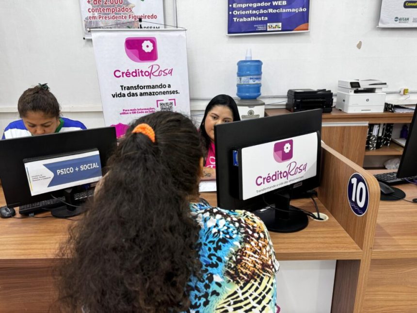 Seas amplia alcance do Crédito Rosa com a inauguração de ponto fixo em Itacoatiara e Presidente Figueiredo