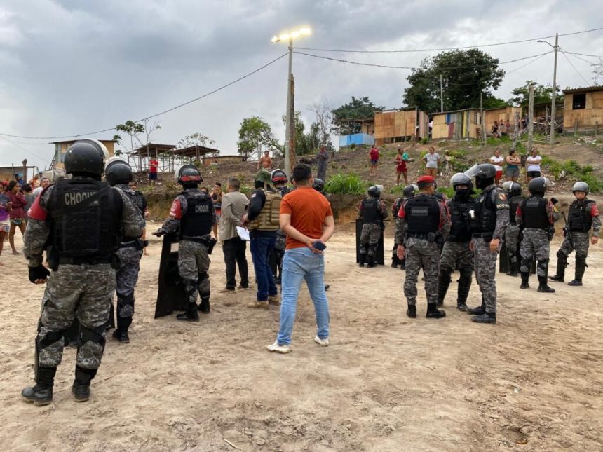 SSP-AM cumpre mandado de reintegração de posse no Armando Mendes