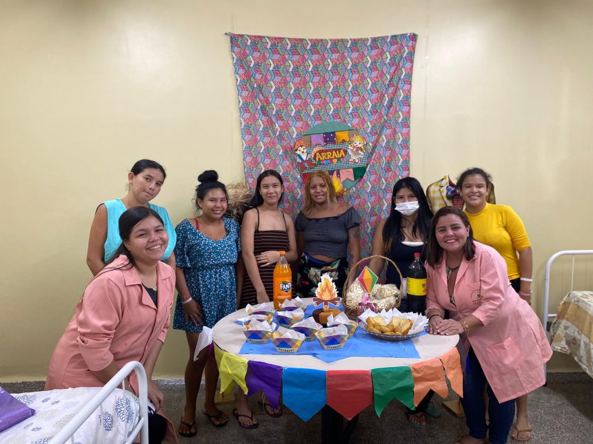Maternidade Moura Tapajóz promove arraial para mães na unidade