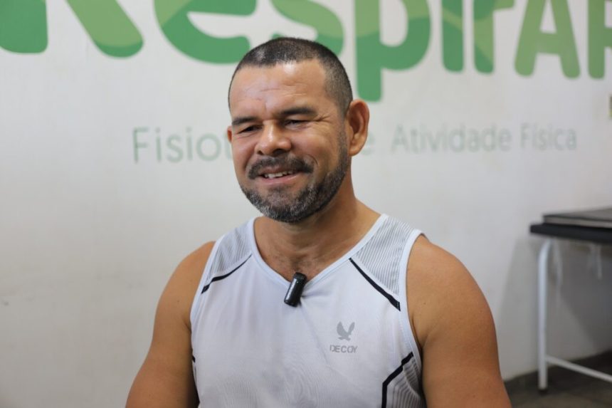 Após acidente de trabalho, integrante do RespirAR volta a caminhar com atendimento especializado