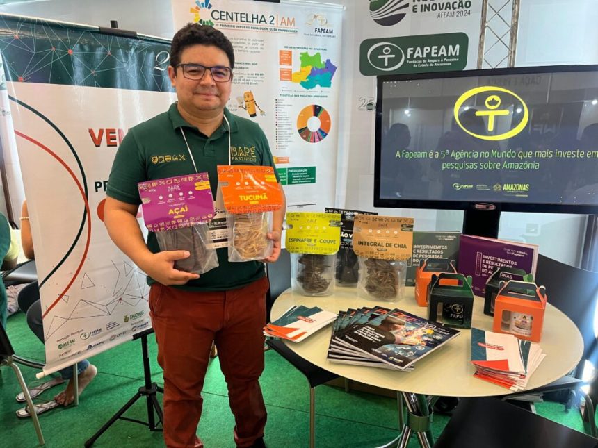 Projeto inovador apoiado do Governo do Amazonas desenvolve macarrões à base de tucumã e açaí