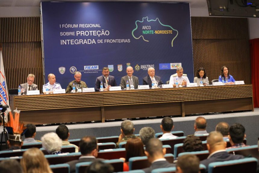 Wilson Lima defende convergência entre poderes para combate ao crime organizado em fórum sobre proteção nas fronteiras