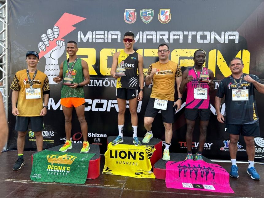 No Distrito Industrial, 1ª Meia Maratona Rocam reúne 3 mil pessoas