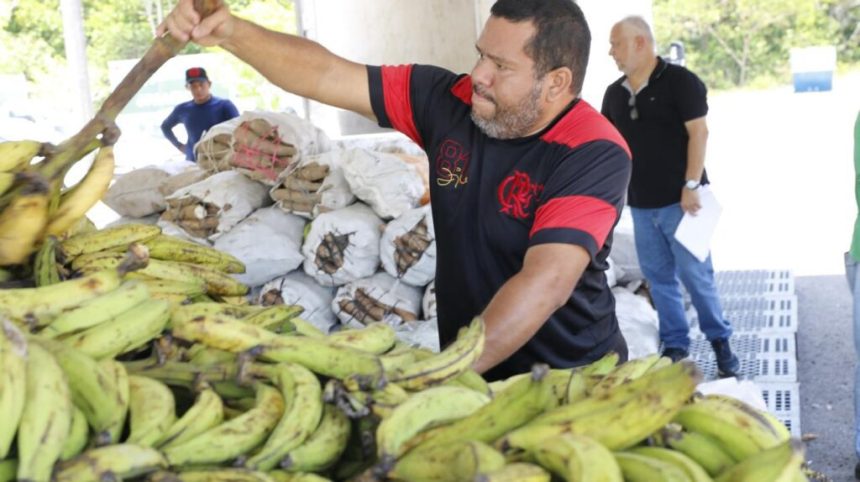 Governo do Amazonas adquire 13 toneladas de alimentos da agricultura convencional e indígena em Manaus