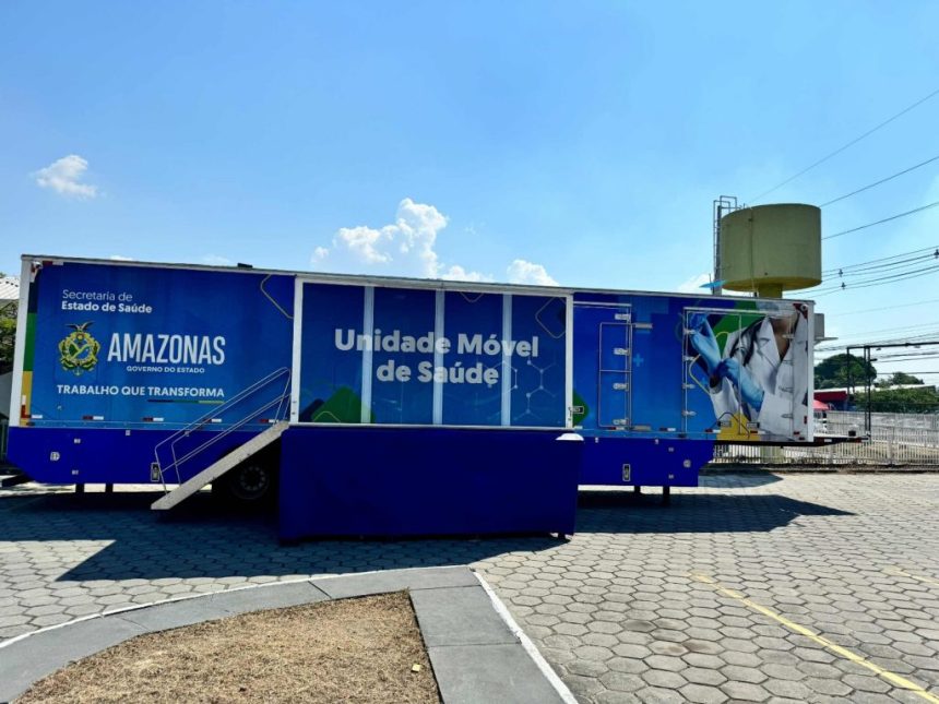 Carreta da Saúde do Governo do Amazonas inicia atendimentos no bairro Lago Azul, a partir de segunda-feira