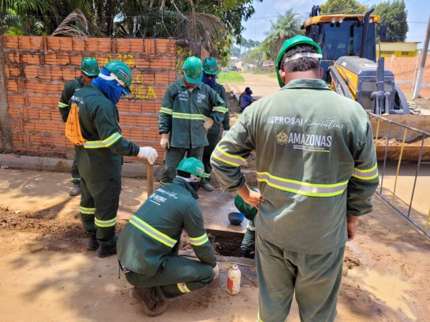Acesso a água tratada e rede de esgoto: Moradores de Parintins comemoram chegada do Prosai