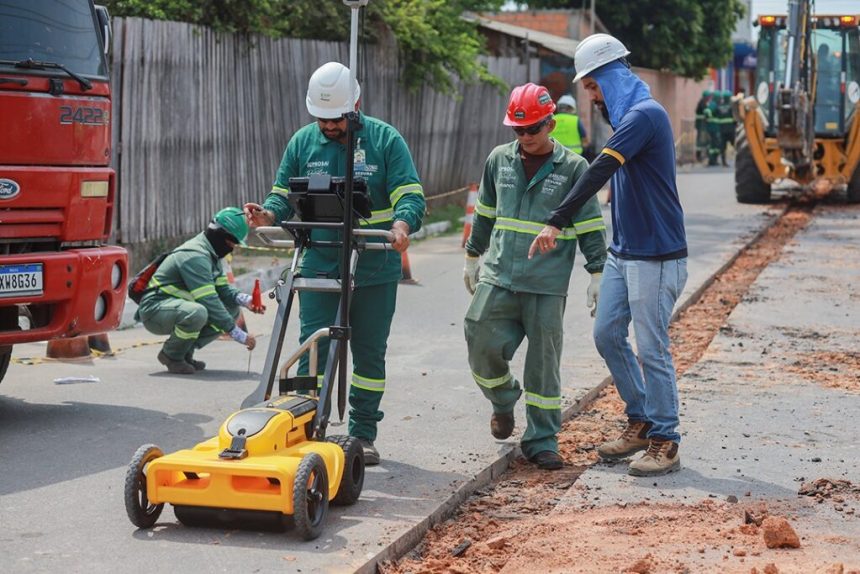 Governo do Amazonas utiliza tecnologia de ponta nas obras do Prosai Parintins