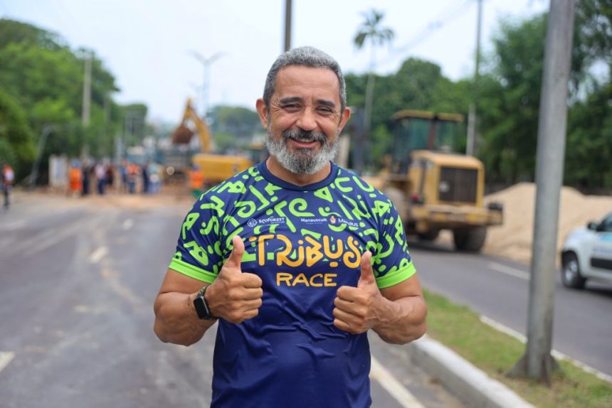 Em 48 horas de obra, Prefeitura de Manaus instala novas aduelas na avenida Mário Ypiranga Monteiro