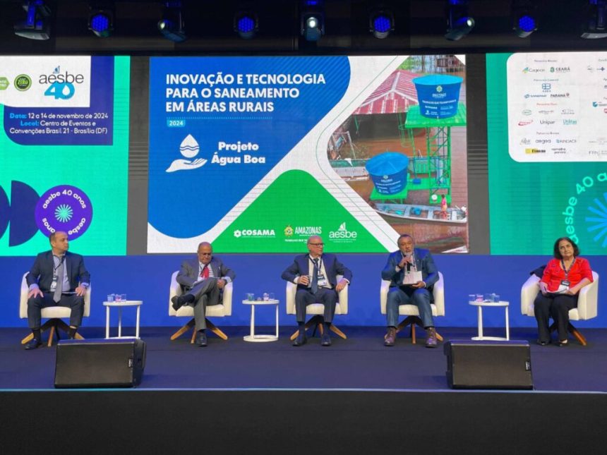 Cosama é destaque no Seminário Nacional Universalizar, apresentando o Projeto Água Boa que atende famílias ribeirinhas no Amazonas