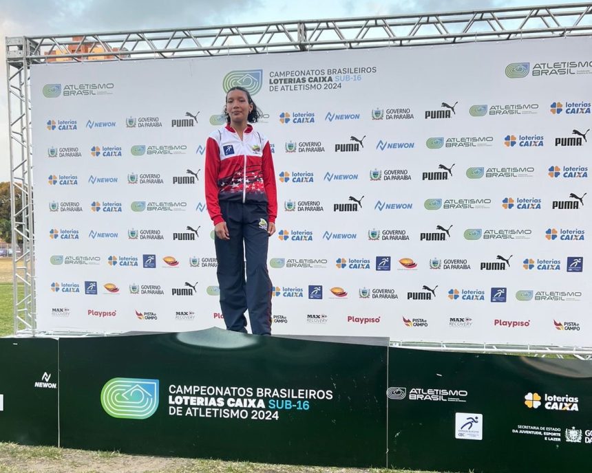 Com apoio da Prefeitura de Manaus, atleta amazonense se destaca em campeonato de Atletismo